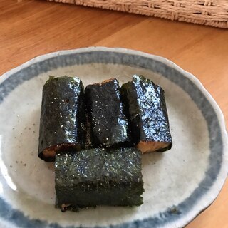 厚揚げの海苔巻き